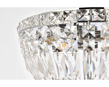 Elegant Flush Mount Light - Chrome, L 14" (V2528F14C-RC)