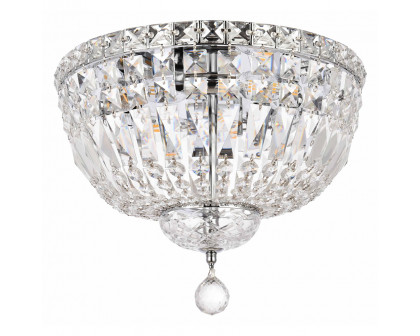 Elegant Flush Mount Light - Chrome, L 14" (V2528F14C-RC)