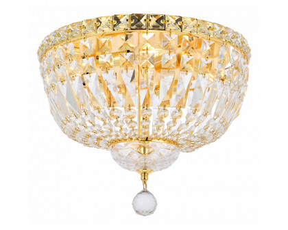 Elegant Flush Mount Light - Gold, L 14" (V2528F14G-RC)