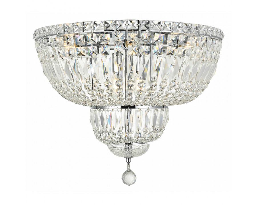 Elegant Flush Mount Light - Chrome, L 20" (V2528F20C-RC)