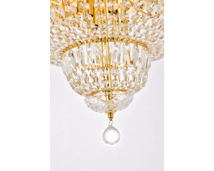 Elegant Flush Mount Light - Gold, L 20" (V2528F20G-RC)