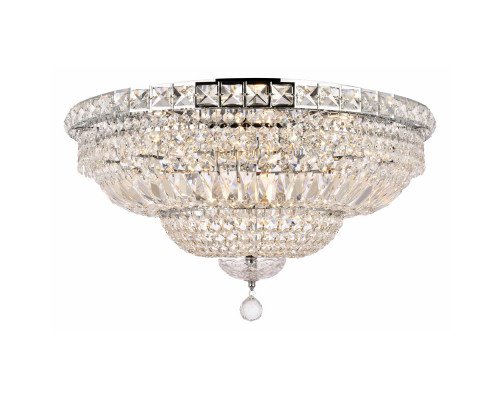 Elegant Flush Mount Light - Chrome, L 24" (V2528F24C-RC)