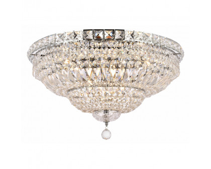 Elegant Flush Mount Light - Chrome, L 24" (V2528F24C-RC)