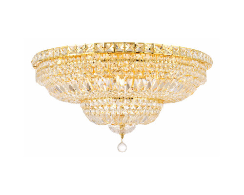 Elegant Flush Mount Light - Gold, L 30" (V2528F30G-RC)