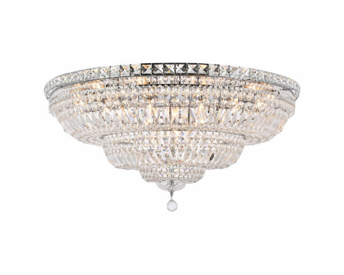 Elegant Flush Mount Light - Chrome, L 36" (V2528F36C-RC)