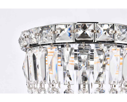 Elegant Flush Mount Light - Chrome, L 8" (V2528F8C-RC)