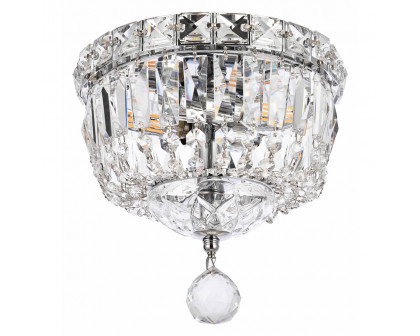 Elegant Flush Mount Light - Chrome, L 8" (V2528F8C-RC)