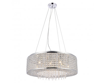 Elegant Pendant Light - Chrome, L 24" (V2914D24C-RC)