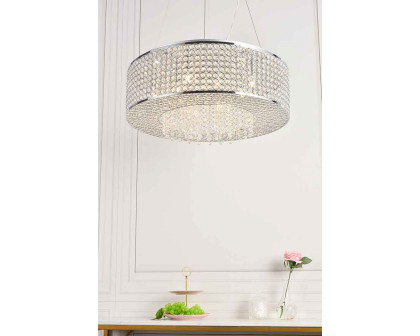 Elegant Pendant Light - Chrome, L 24" (V2914D24C-RC)