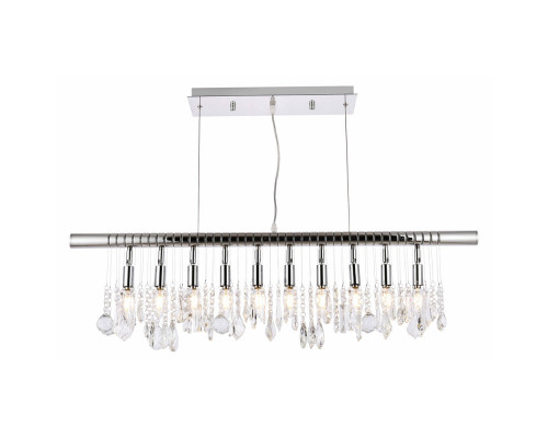 Elegant Chandelier - Chrome, L 40" (V3100D40C-RC)