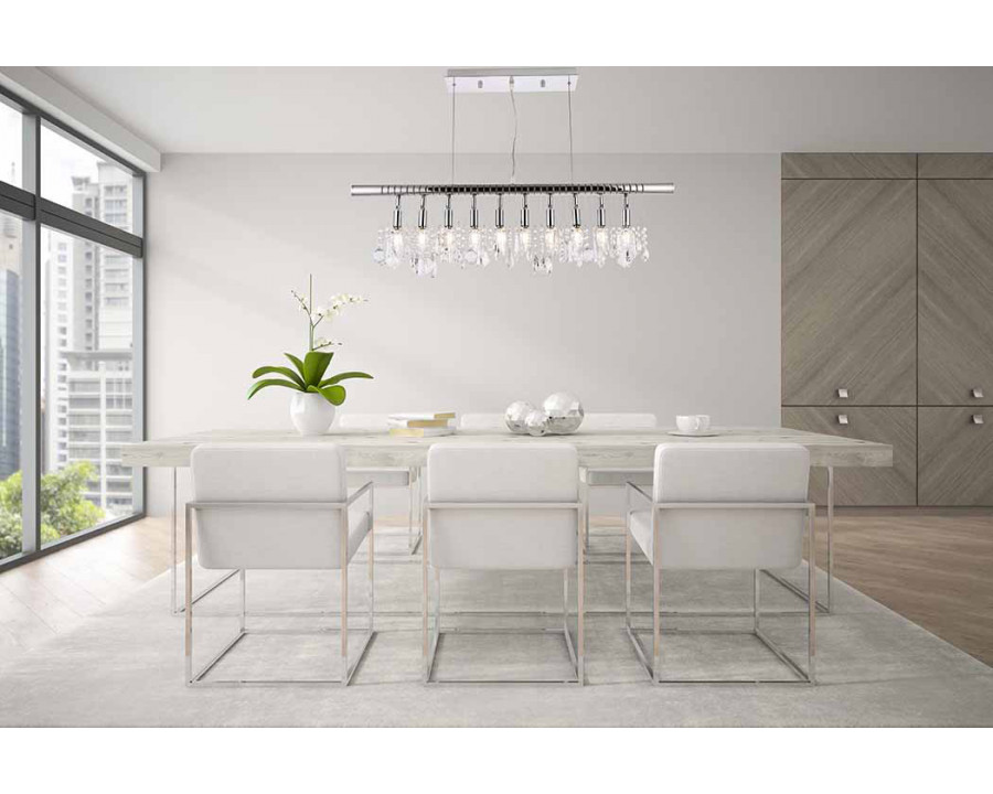 Elegant Chandelier - Chrome, L 40" (V3100D40C-RC)