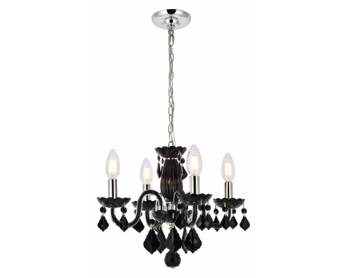 Elegant Pendant Light - Black/Jet (V7804D15B-JT-RC)