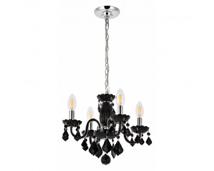 Elegant Pendant Light - Black/Jet (V7804D15B-JT-RC)