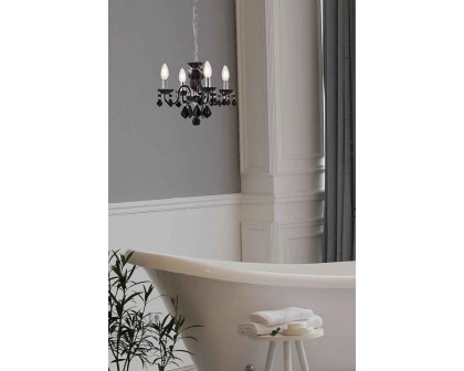 Elegant Pendant Light - Black/Jet (V7804D15B-JT-RC)