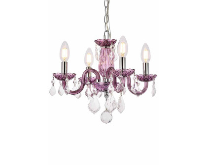 Elegant Pendant Light - Purple (V7804D15PE-RC)