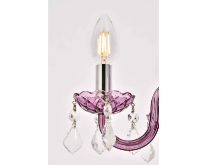 Elegant Pendant Light - Purple (V7804D15PE-RC)