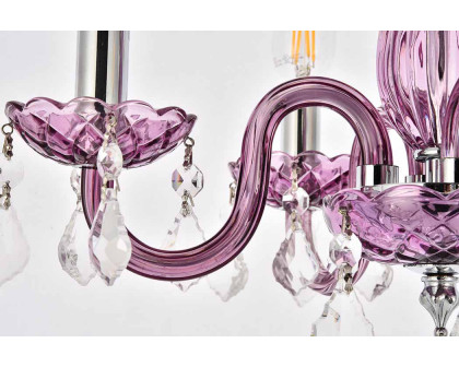 Elegant Pendant Light - Purple (V7804D15PE-RC)