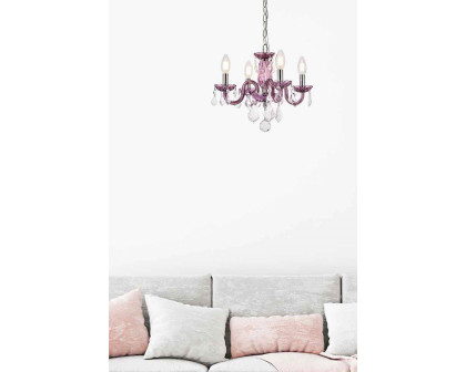 Elegant Pendant Light - Purple (V7804D15PE-RC)