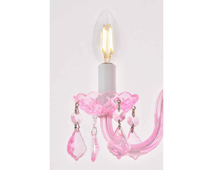 Elegant Pendant Light - Pink/Rosaline (V7804D15PK-RO-RC)