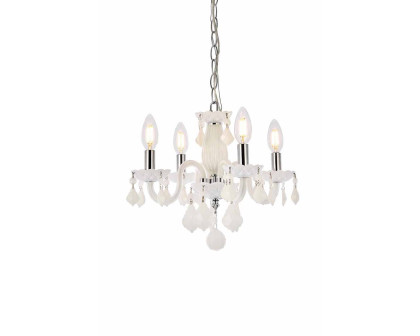 Elegant Pendant Light - White (V7804D15WH-WH-RC)