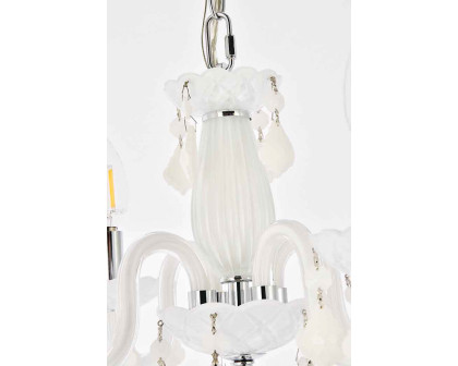 Elegant Pendant Light - White (V7804D15WH-WH-RC)