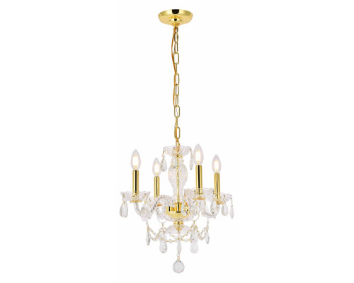 Elegant Pendant Light - Gold (V7834D17G-RC)