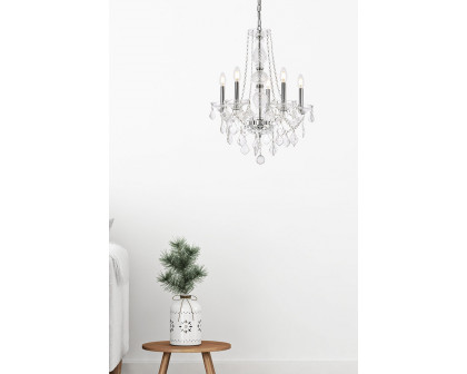 Elegant Chandelier - Chrome, L 21" (V7855D21C-RC)