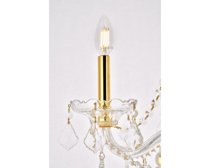 Elegant Chandelier - Gold, L 21" (V7855D21G-RC)