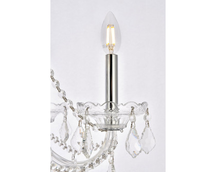 Elegant Chandelier - Chrome, L 24" (V7856D24C-RC)