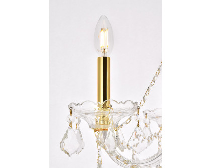 Elegant Chandelier - Gold, L 24" (V7856D24G-RC)