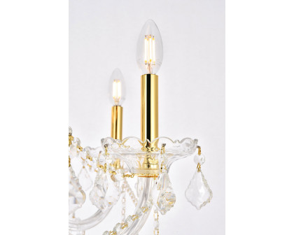 Elegant Chandelier - Gold, L 28" (V7858D28G-RC)