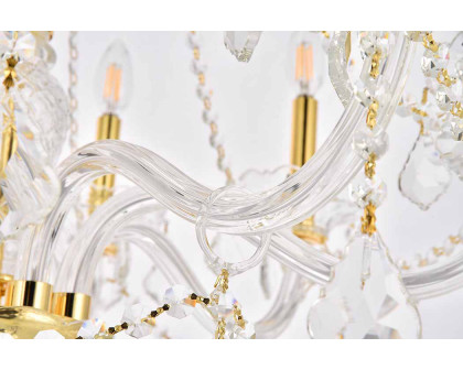 Elegant Chandelier - Gold, L 28" (V7858D28G-RC)