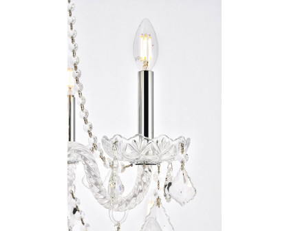 Elegant Chandelier - Chrome, L 28" (V7890D28C-RC)