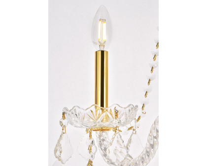 Elegant Chandelier - Gold, L 28" (V7890D28G-RC)