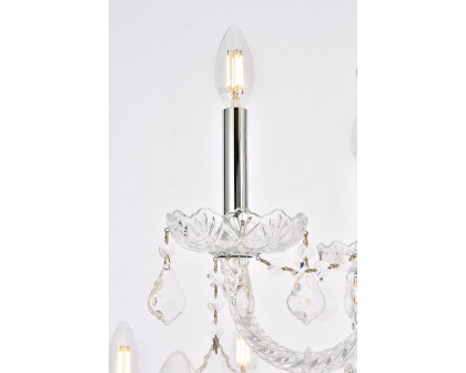 Elegant Chandelier - Chrome, L 38" (V7890G38C-RC)