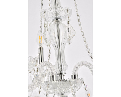 Elegant Chandelier - Chrome, L 38" (V7890G38C-RC)