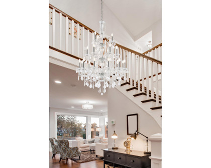 Elegant Chandelier - Chrome, L 38" (V7890G38C-RC)