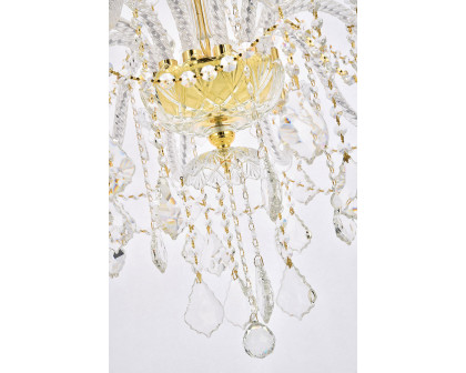 Elegant Chandelier - Gold, L 38" (V7890G38G-RC)