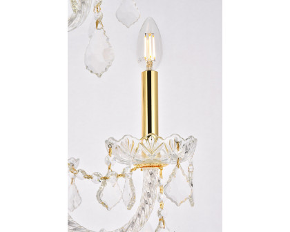 Elegant Chandelier - Gold, L 38" (V7890G38G-RC)