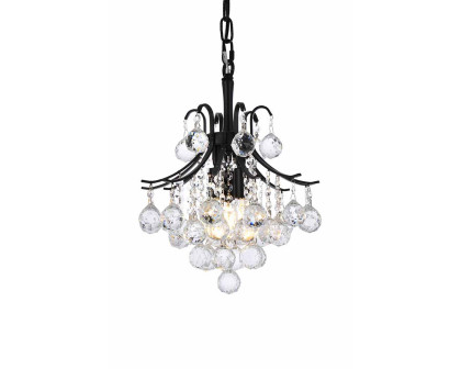 Elegant Pendant Light - Black, L 12" (V8000D12BK-RC)