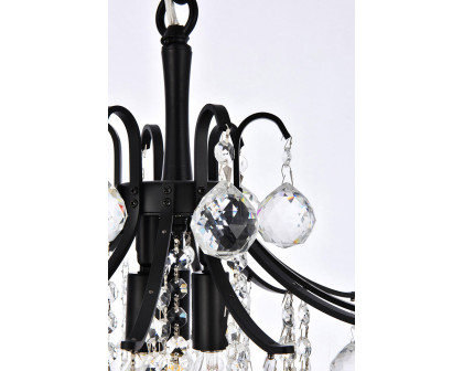 Elegant Pendant Light - Black, L 12" (V8000D12BK-RC)