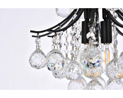 Elegant Pendant Light - Black, L 12" (V8000D12BK-RC)