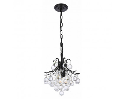 Elegant Pendant Light - Black, L 12" (V8000D12BK-RC)