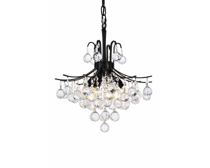 Elegant Pendant Light - Black, L 16" (V8000D16BK-RC)