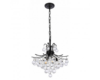 Elegant Pendant Light - Black, L 16" (V8000D16BK-RC)