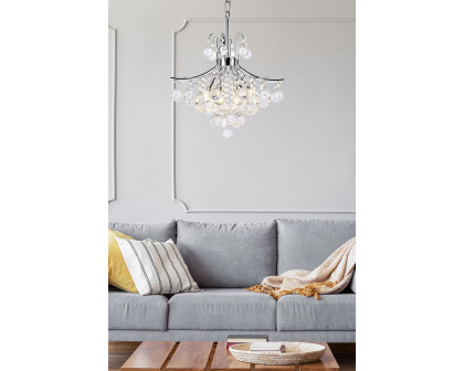 Elegant Pendant Light - Chrome, L 16" (V8000D16C-RC)