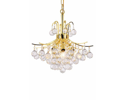 Elegant Pendant Light - Gold, L 16" (V8000D16G-RC)