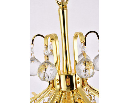 Elegant Pendant Light - Gold, L 16" (V8000D16G-RC)