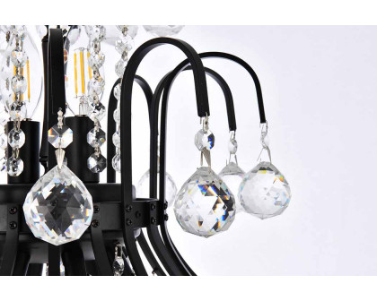 Elegant Pendant Light - Black, L 19" (V8001D19BK-RC)