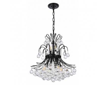 Elegant Pendant Light - Black, L 19" (V8001D19BK-RC)